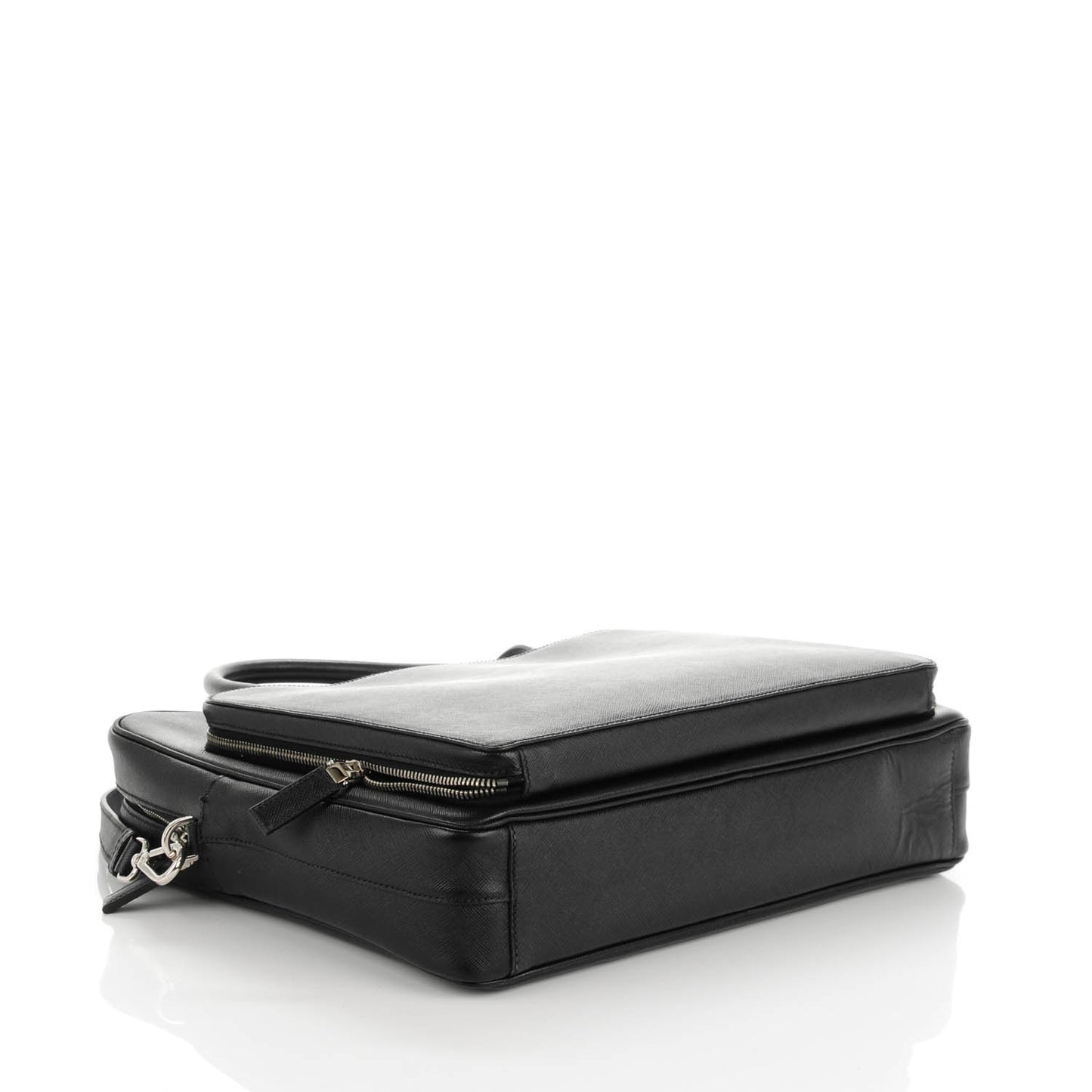 Saffiano Travel Briefcase Nero Black