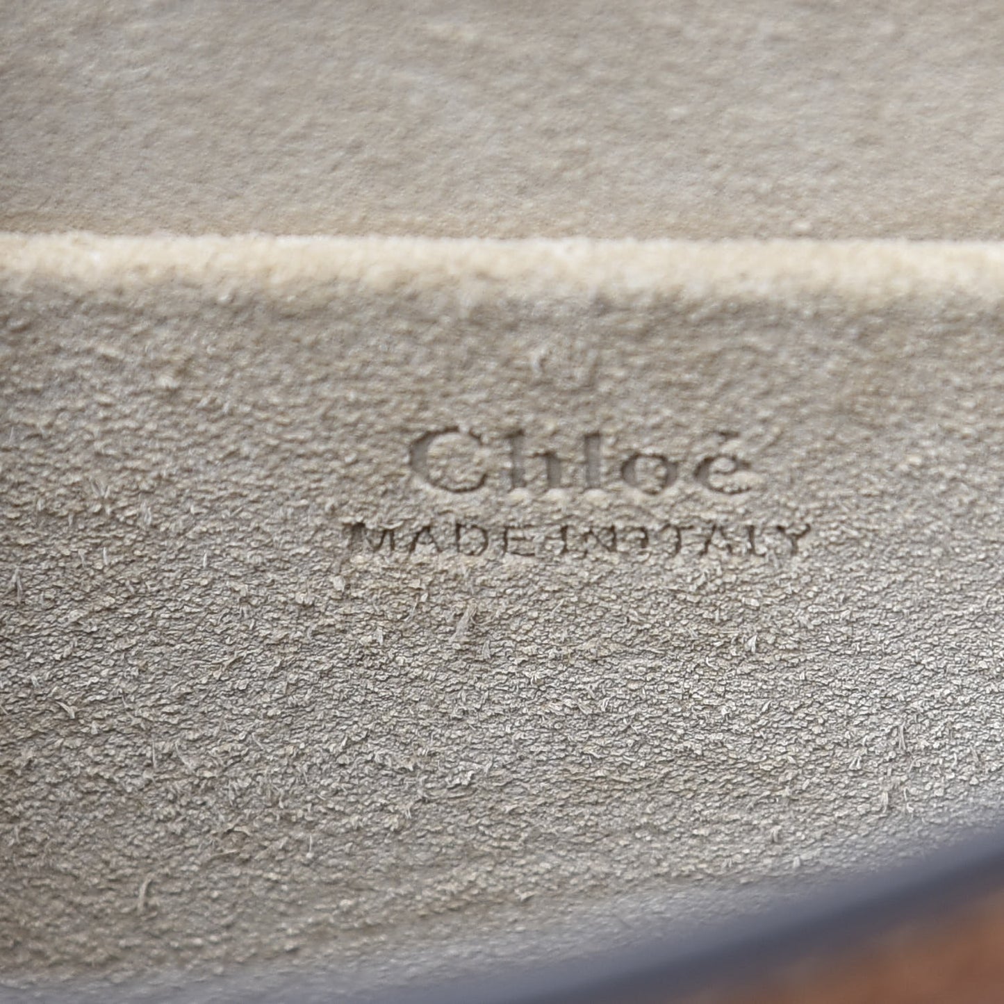 Calfskin Suede Small Nile Bracelet Bag Caramel