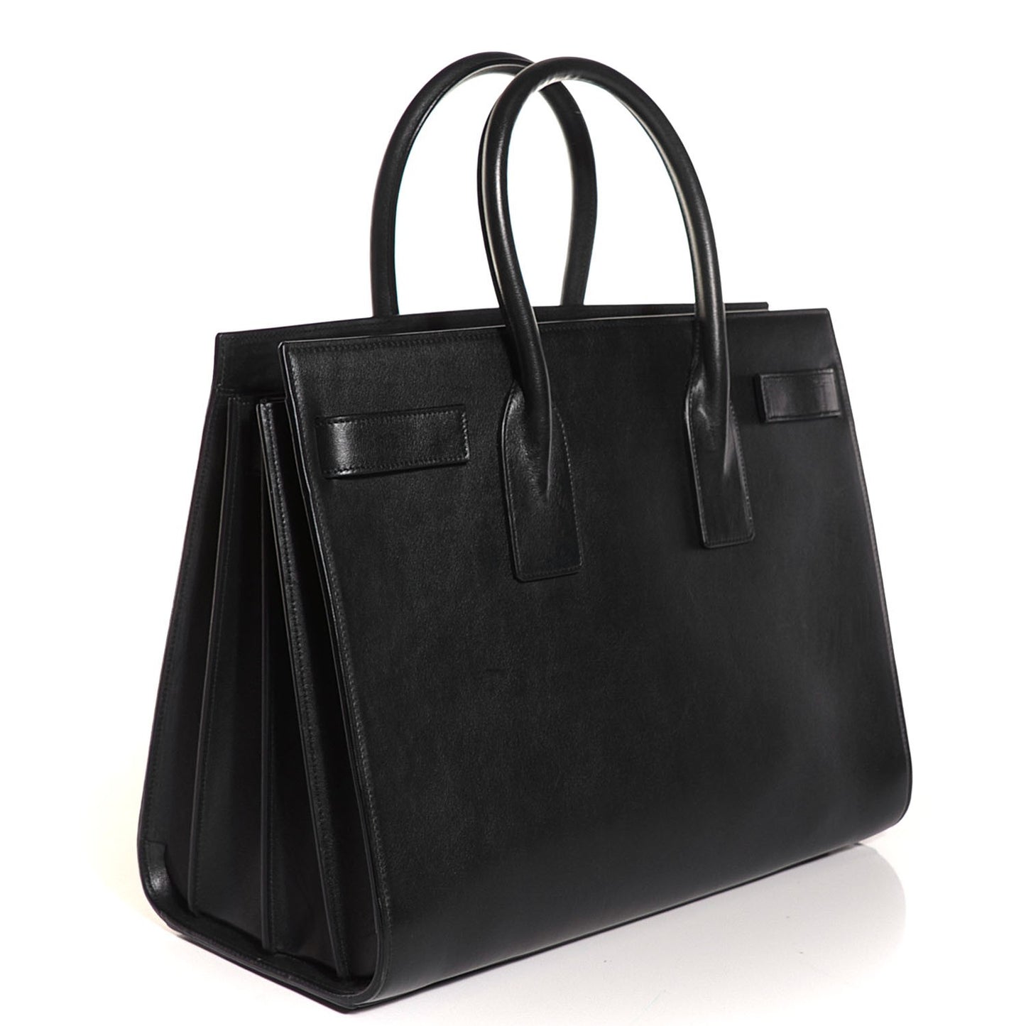 Calfskin Large Sac de Jour Carryall Navy Blue