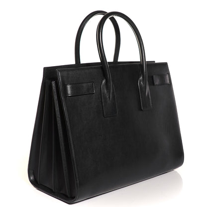 Saint Laurent Calfskin Large Sac de Jour Carryall Navy Blue 3 of 9