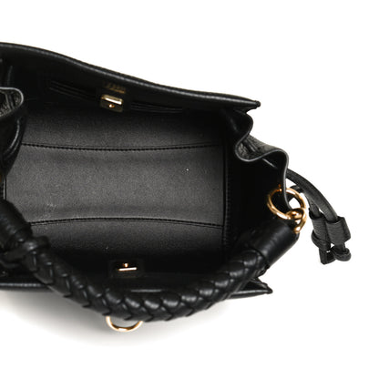 Mulberry Heavy Grain Small Iris Tote Black 5 of 10