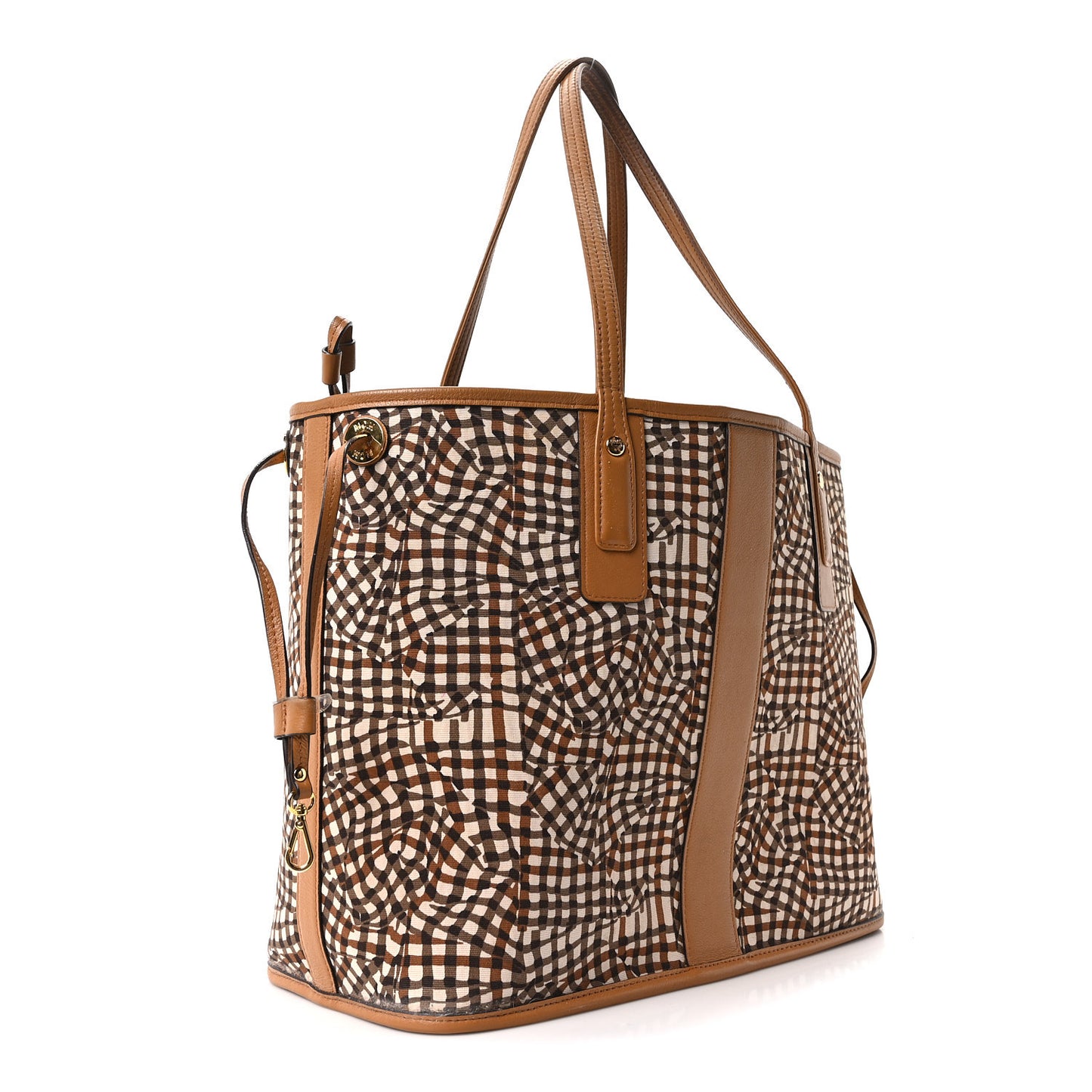Visetos Medium Liz Reversible Shopper Tote Cognac