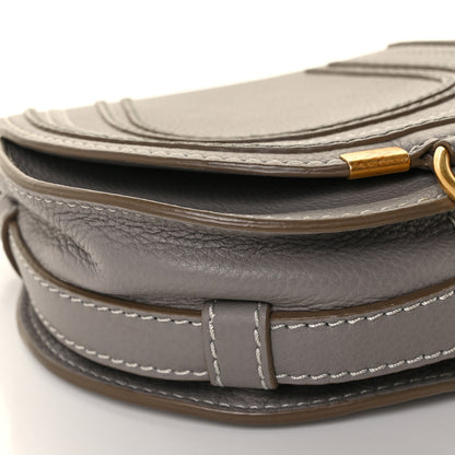 Chloe Calfskin Mini Marcie Round Crossbody Bag Cashmere Grey 5 of 8