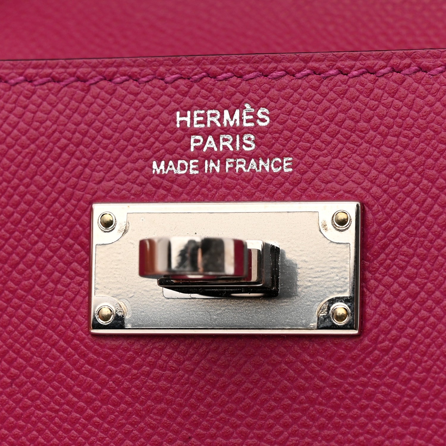 Hermes Epsom Kelly Pocket Compact Wallet Rose Mexico 6 of 8