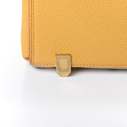 MCM Visetos Medium Corina Shoulder Bag Beige Yellow 12 of 13