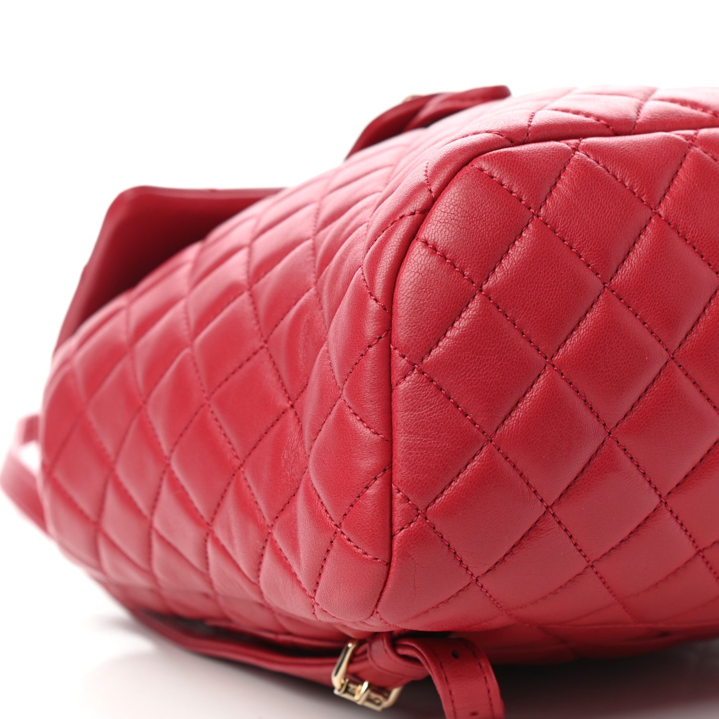 Lambskin Quilted Small Urban Spirit Backpack Dark Pink