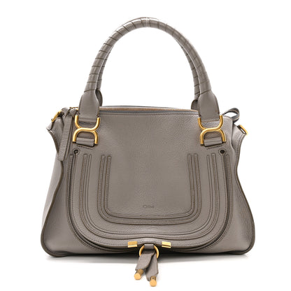 Chloe Calfskin Medium Marcie Satchel Cashmere Grey 1 of 16