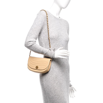 Chanel Lambskin Quilted Small Medallion Single Flap Beige 2 of 8