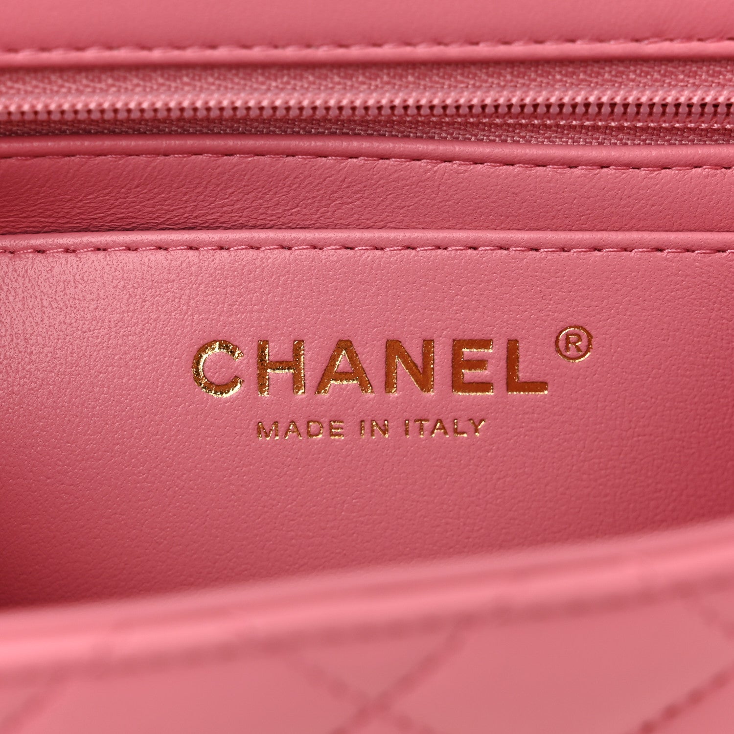 Chanel Lambskin Quilted Mini Top Handle Rectangular Flap Pink 6 of 11