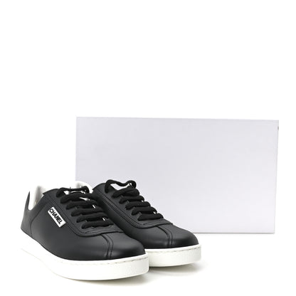 Chanel Calfskin CC Womens Sneakers 35.5 Black 10 of 10