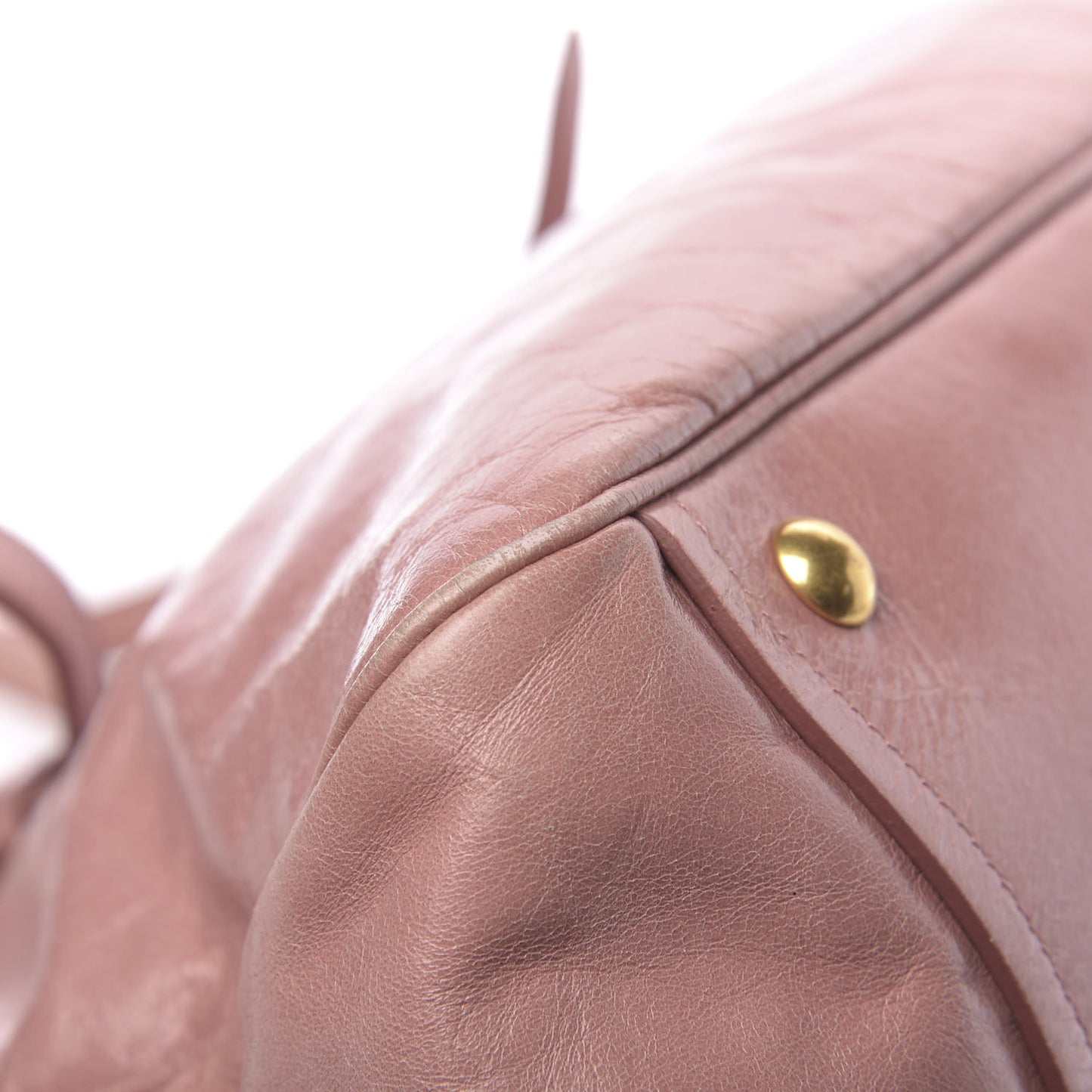 Vitello Shine Bow Tote Mughetto