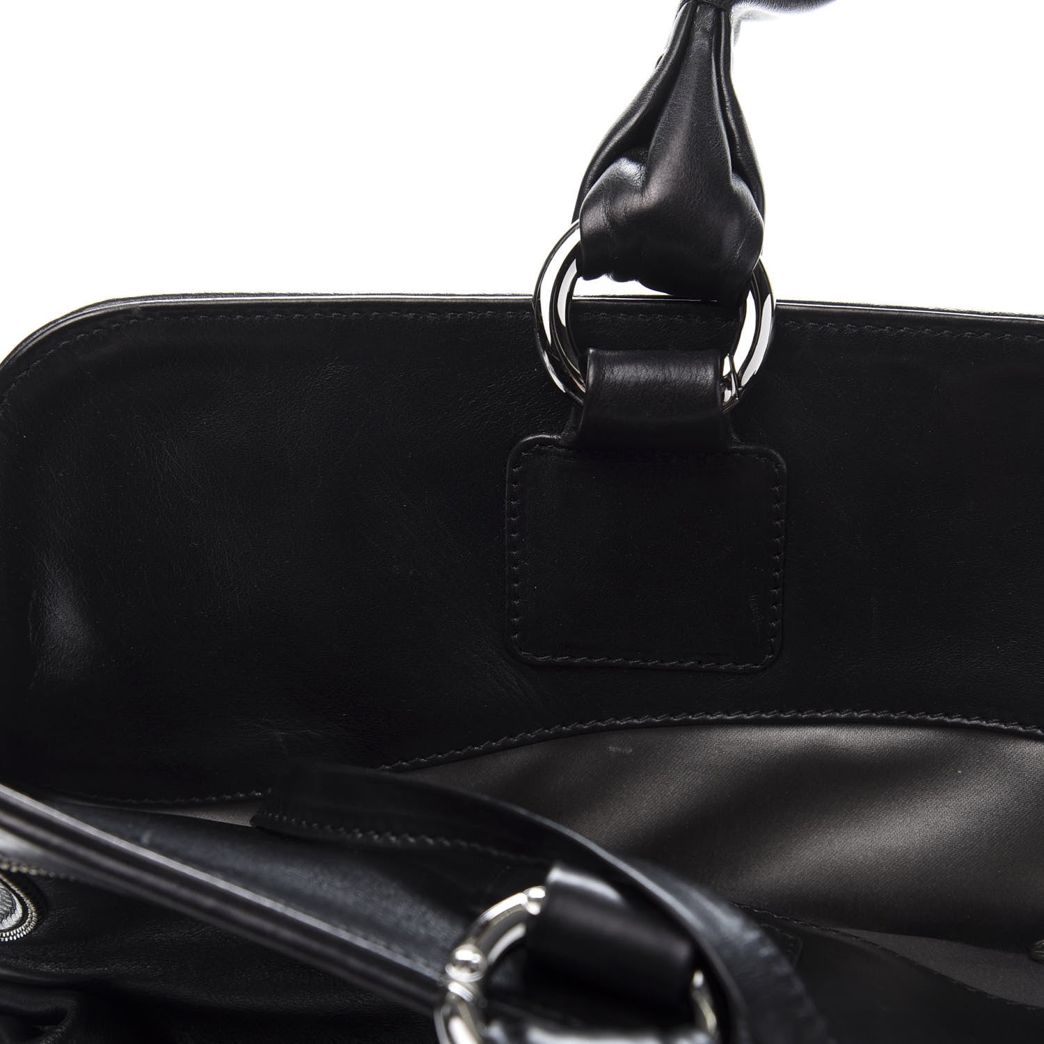 Chanel Lambskin East West Soho Shopper Black 8 of 15