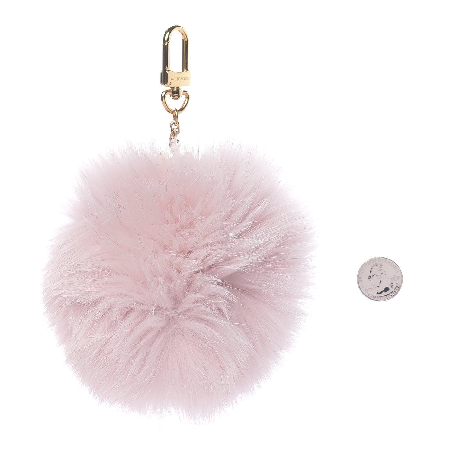 Louis Vuitton Fuzzy Bubble Bag Charm Light Pink 2 of 2