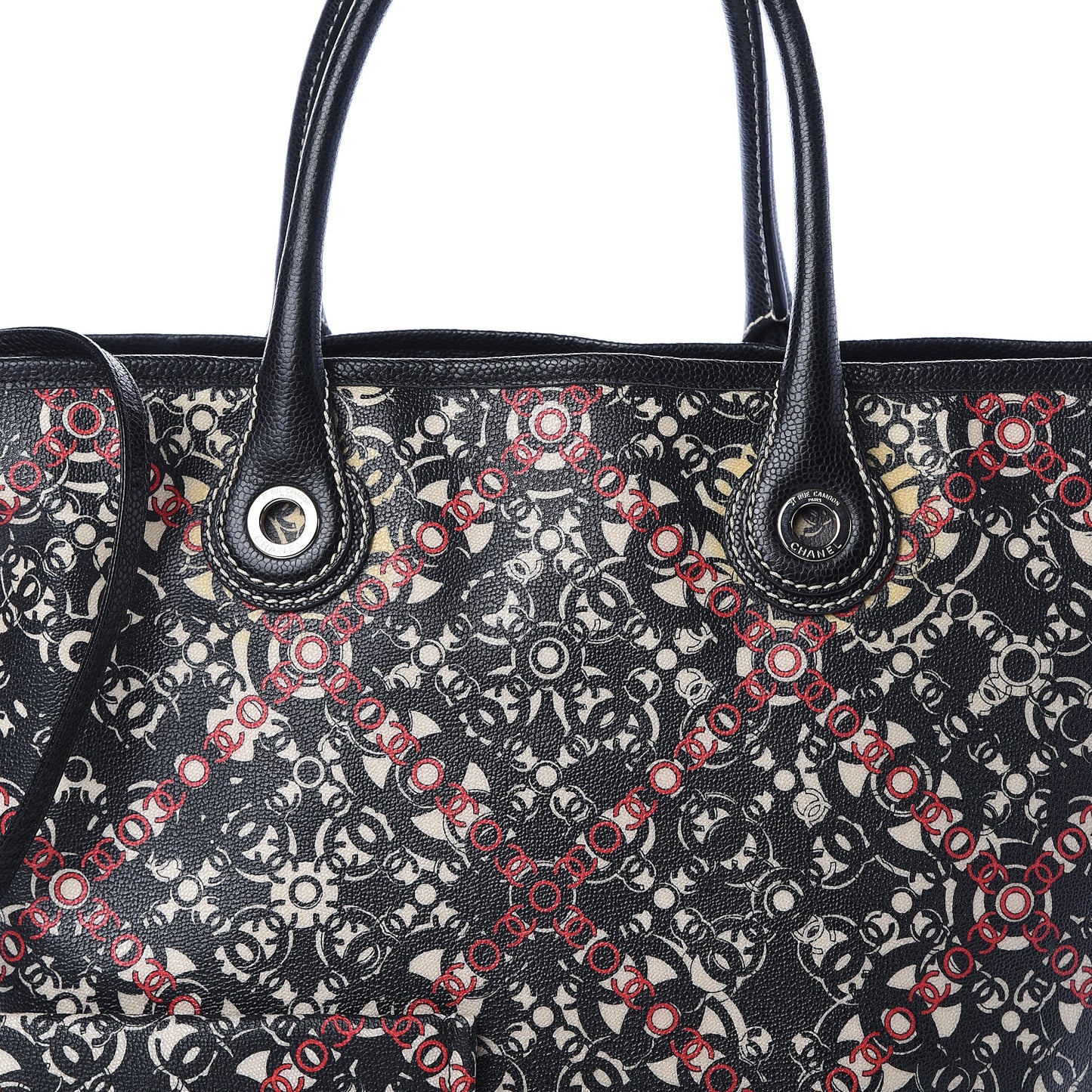 Coated Canvas Coco's Travel Tote