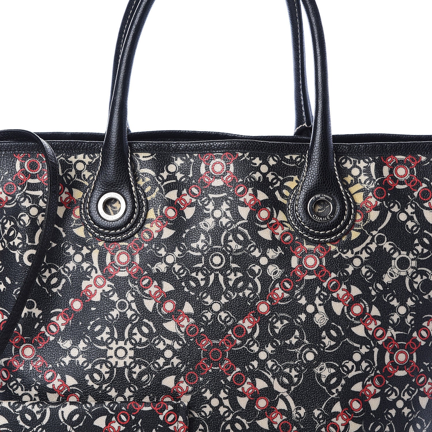 Chanel Coated Canvas Coco's Travel Tote 7 of 9