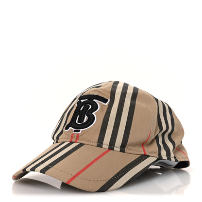 Burberry Cotton Vintage Check Monogram Baseball Hat S Archive Beige 1 of 8