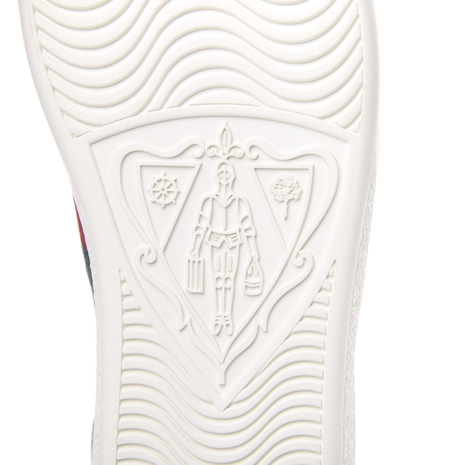 Gucci GG Supreme Monogram Strawberry Web Womens Ace Sneakers 35.5 Beige Multicolor Red Green 7 of 10