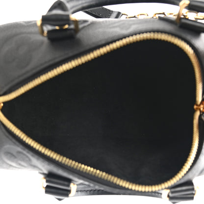 Louis Vuitton Empreinte Monogram Giant Speedy Bandouliere 20 Black 5 of 10