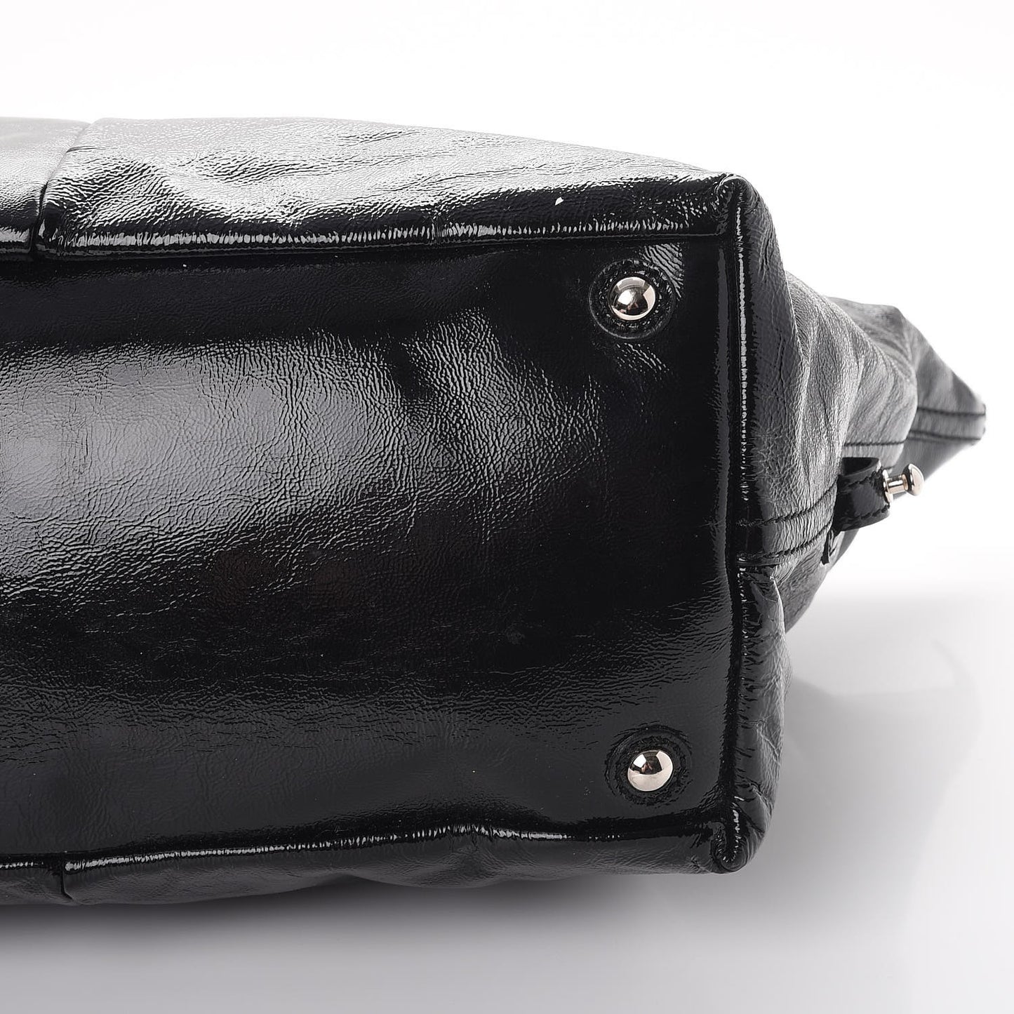 Patent Medium Easy Sac Y Tote Black