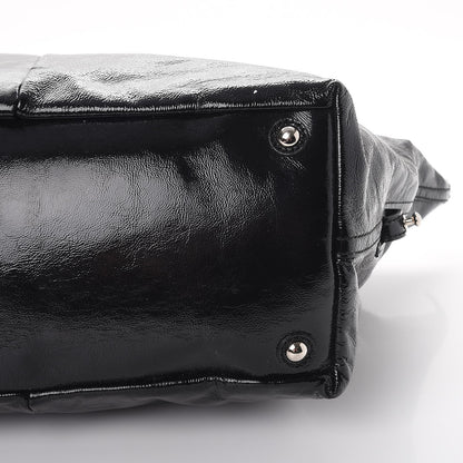 Saint Laurent Patent Medium Easy Sac Y Tote Black 11 of 12