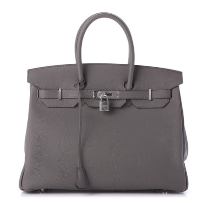 Hermes Togo Birkin 35 Etain 1 of 10