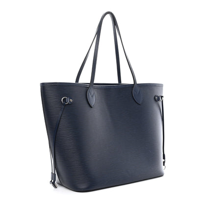 Louis Vuitton Epi Neverfull MM Indigo 3 of 16
