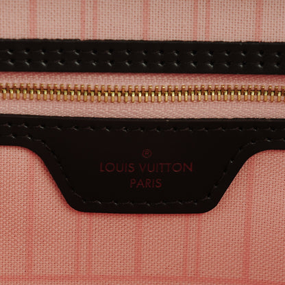 Louis Vuitton Damier Ebene Neo Neverfull MM Rose Ballerine 6 of 8