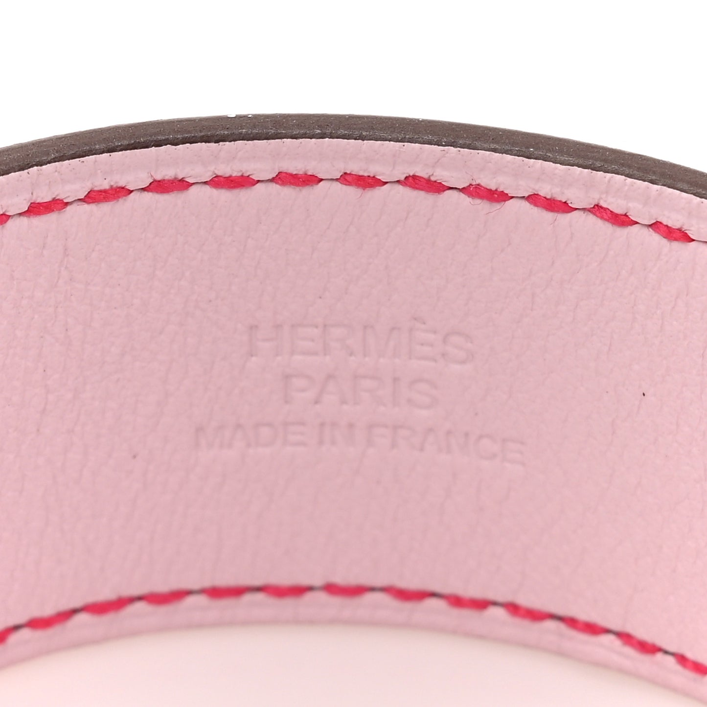 Chevre Mysore Small Kelly Twist Bracelet T2 Rose Pop