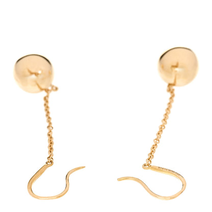 Tiffany 18K Yellow Gold 10mm HardWear Ball Hook Drop Earrings 3 of 4
