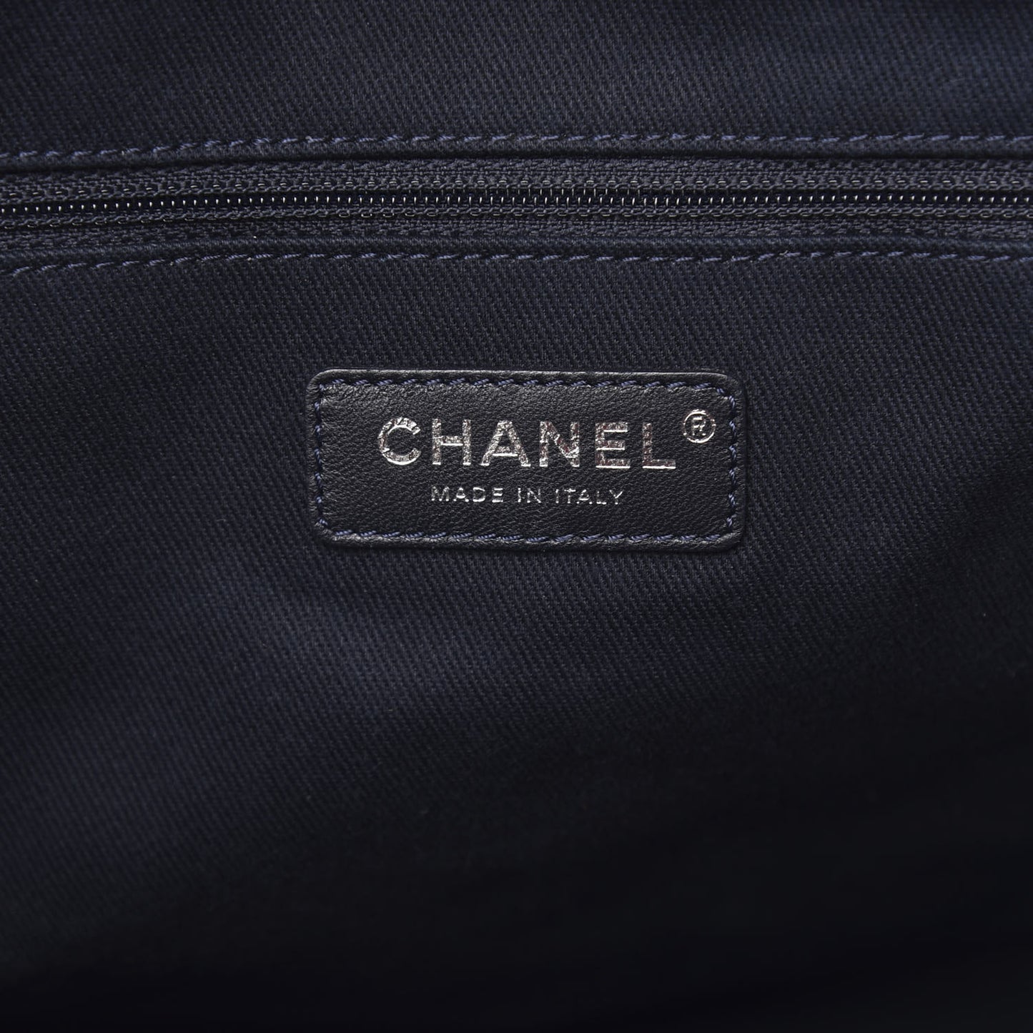 Denim Medium Deauville Tote Dark Blue