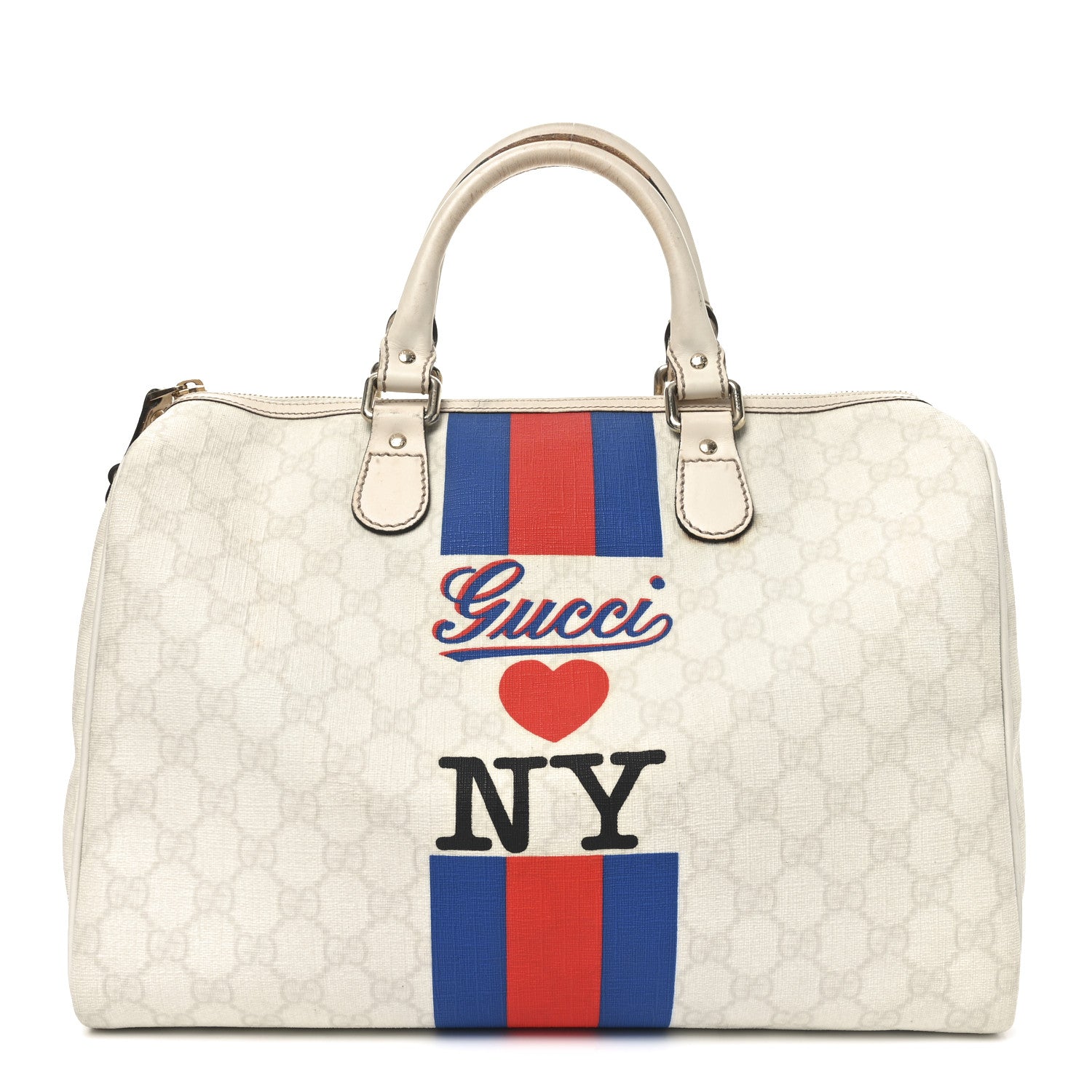 Gucci GG Plus Monogram Loves New York Medium Joy Boston 1 of 12