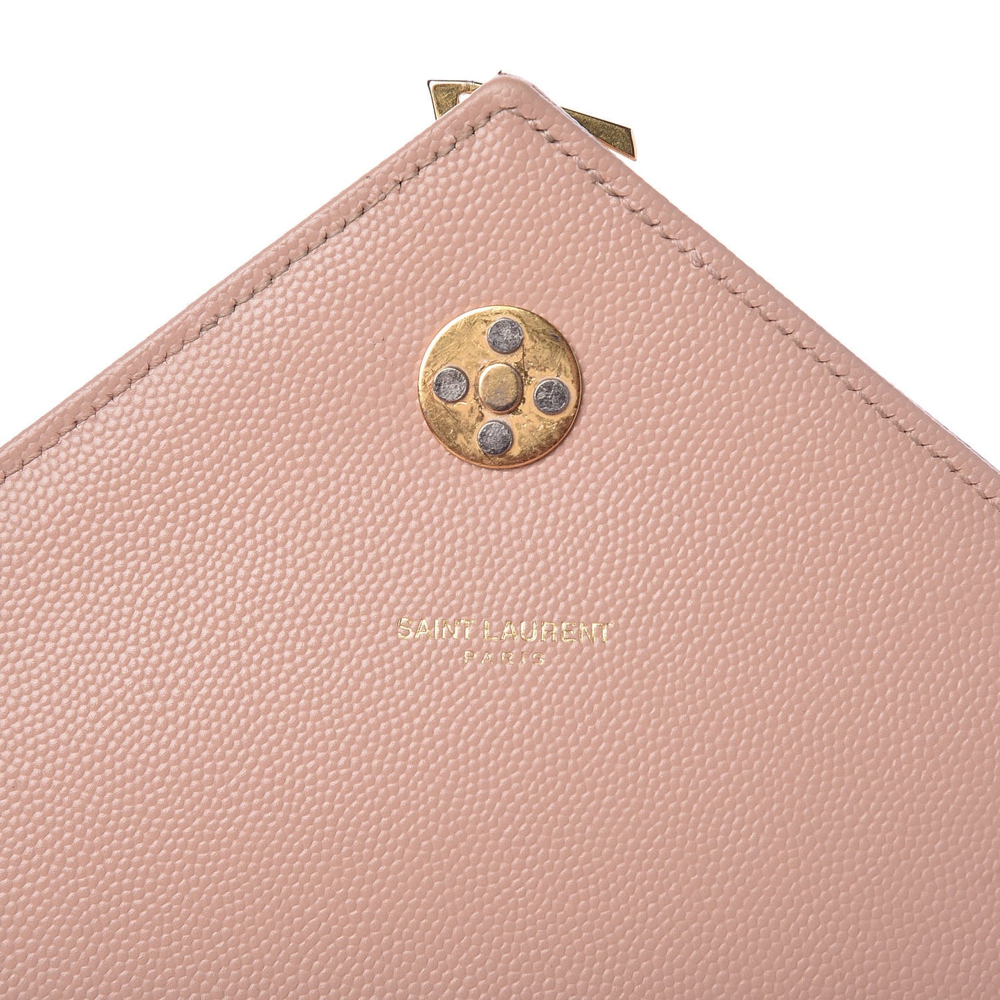 Grain De Poudre Matelasse Chevron Large Monogram Satchel Pale Pink