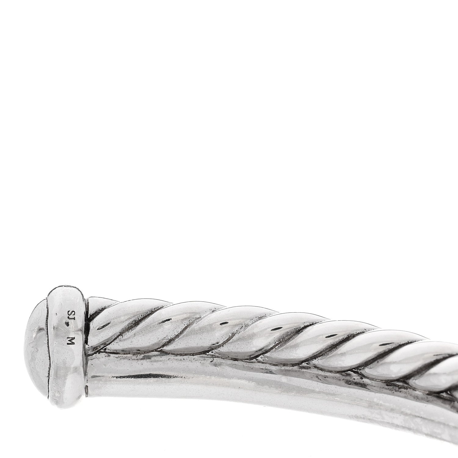 David Yurman Sterling Silver Diamond Petite X Station Bracelet 4 of 4