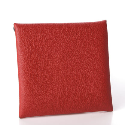Hermes Evercolor Bastia Coin Purse Rouge De Coeur 2 of 8