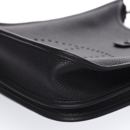 Hermes Taurillon Clemence Evelyne III PM Black 9 of 12