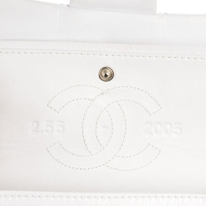 Chanel Aged Calfskin 50th Anniversary 2.55 Reissue 224 Flap White 6 of 8