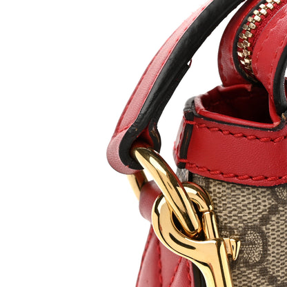 Gucci GG Supreme Monogram Linea A Hobo Red 15 of 15