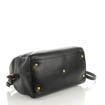 Saint Laurent Calfskin Classic Duffle 12 Black 4 of 10