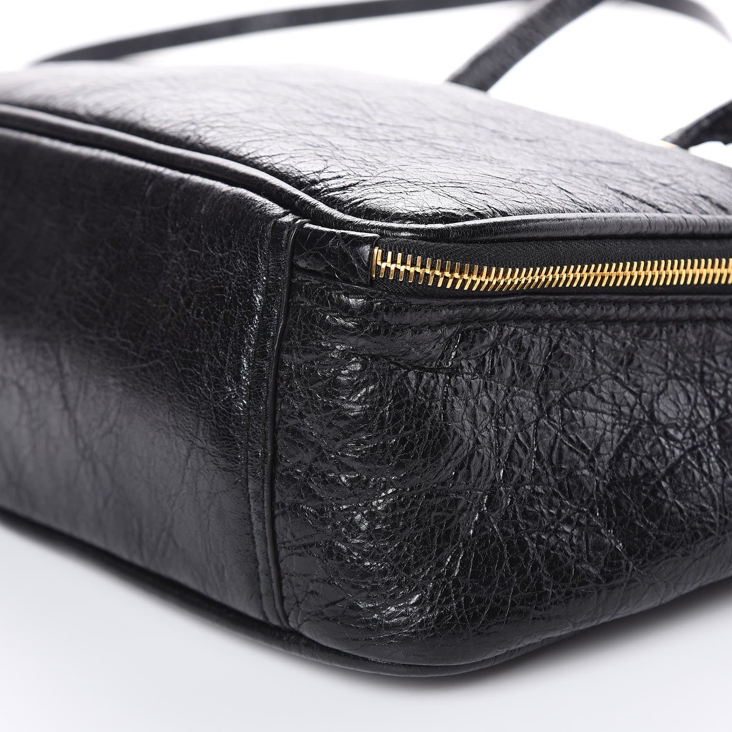 Balenciaga Agneau S Blanket Square Tote Black 8 of 8