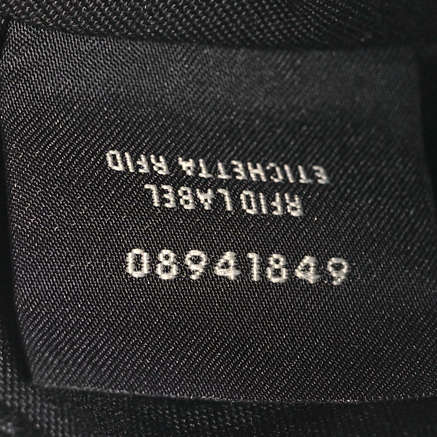 Fendi Nappa FF 1974 Embossed Mini Baguette Black 7 of 11