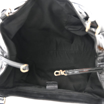Gucci Patent D Ring Large Hobo Black 5 of 10