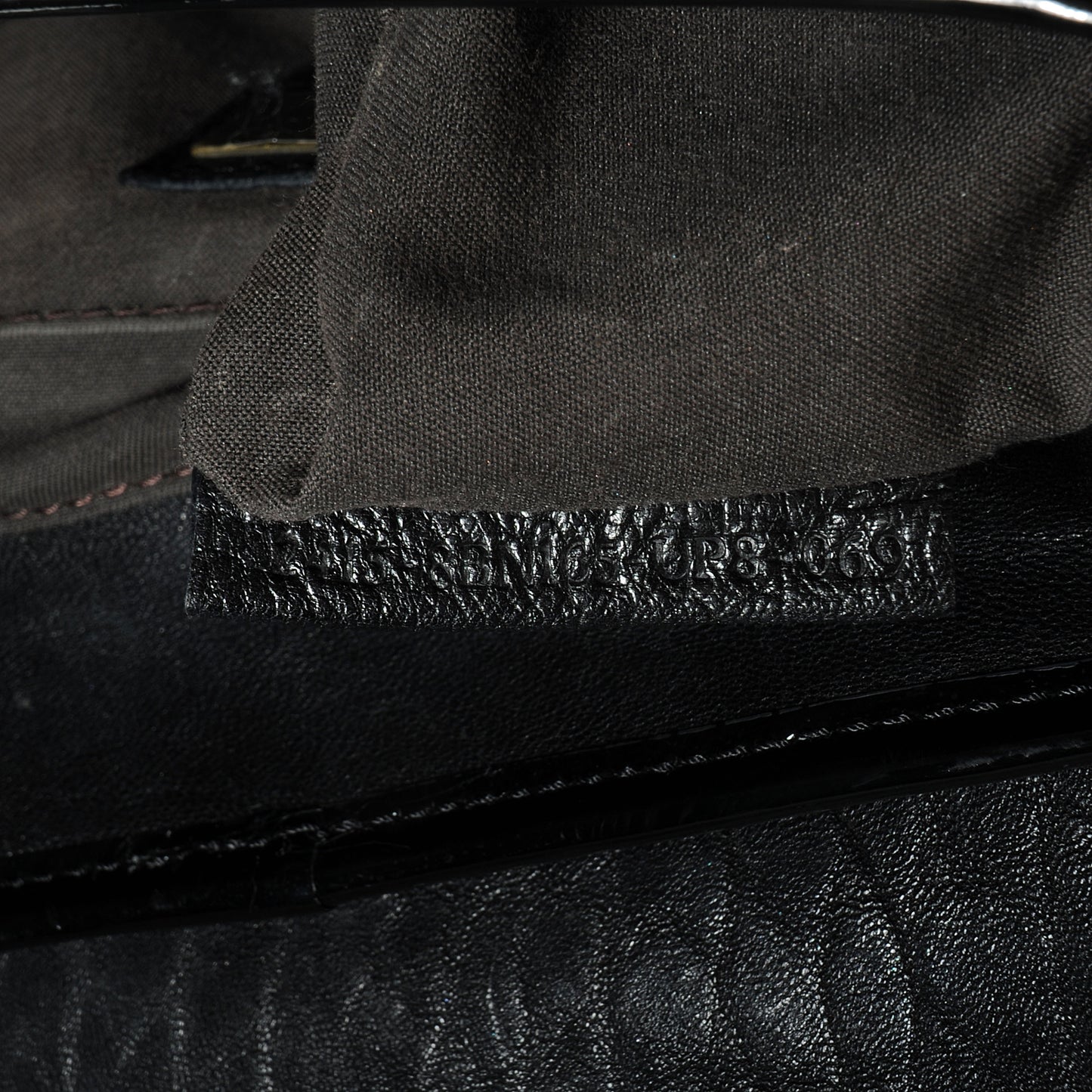 Nappa Patent B Bag Black