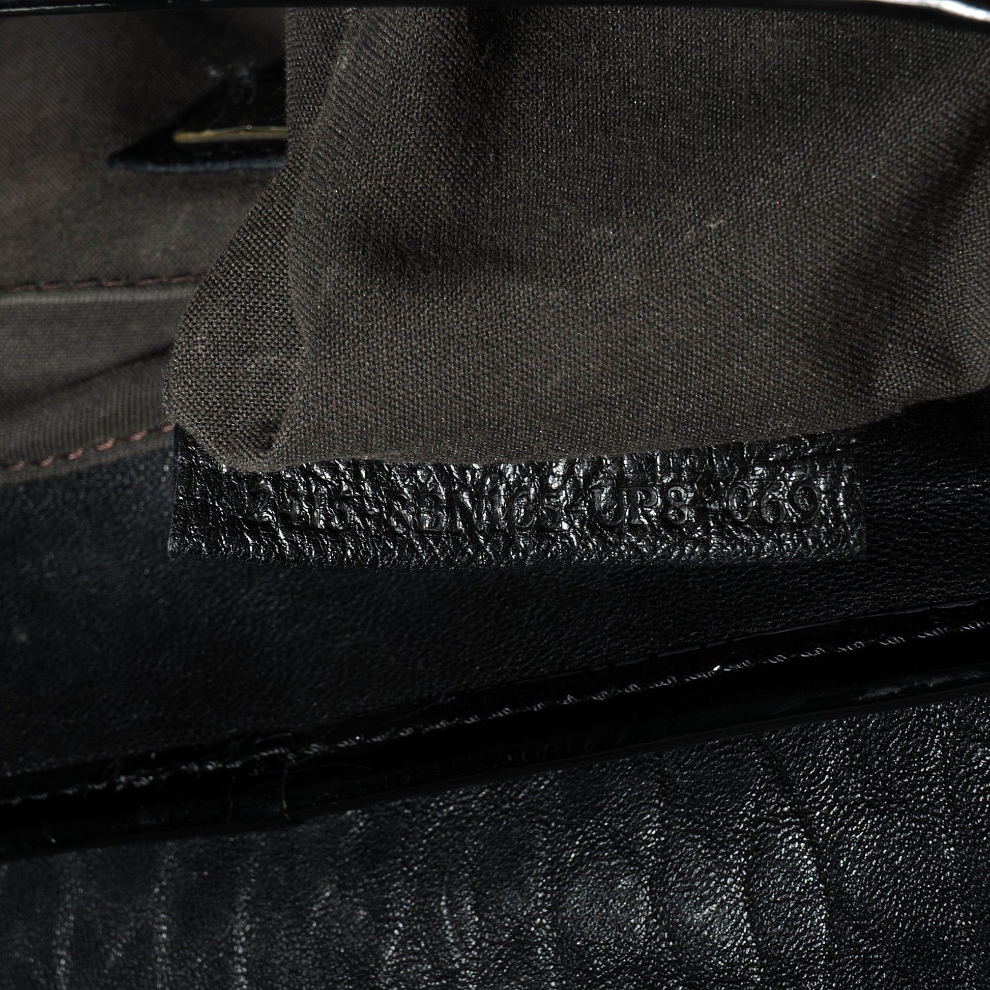 Fendi Nappa Patent B Bag Black 9 of 10