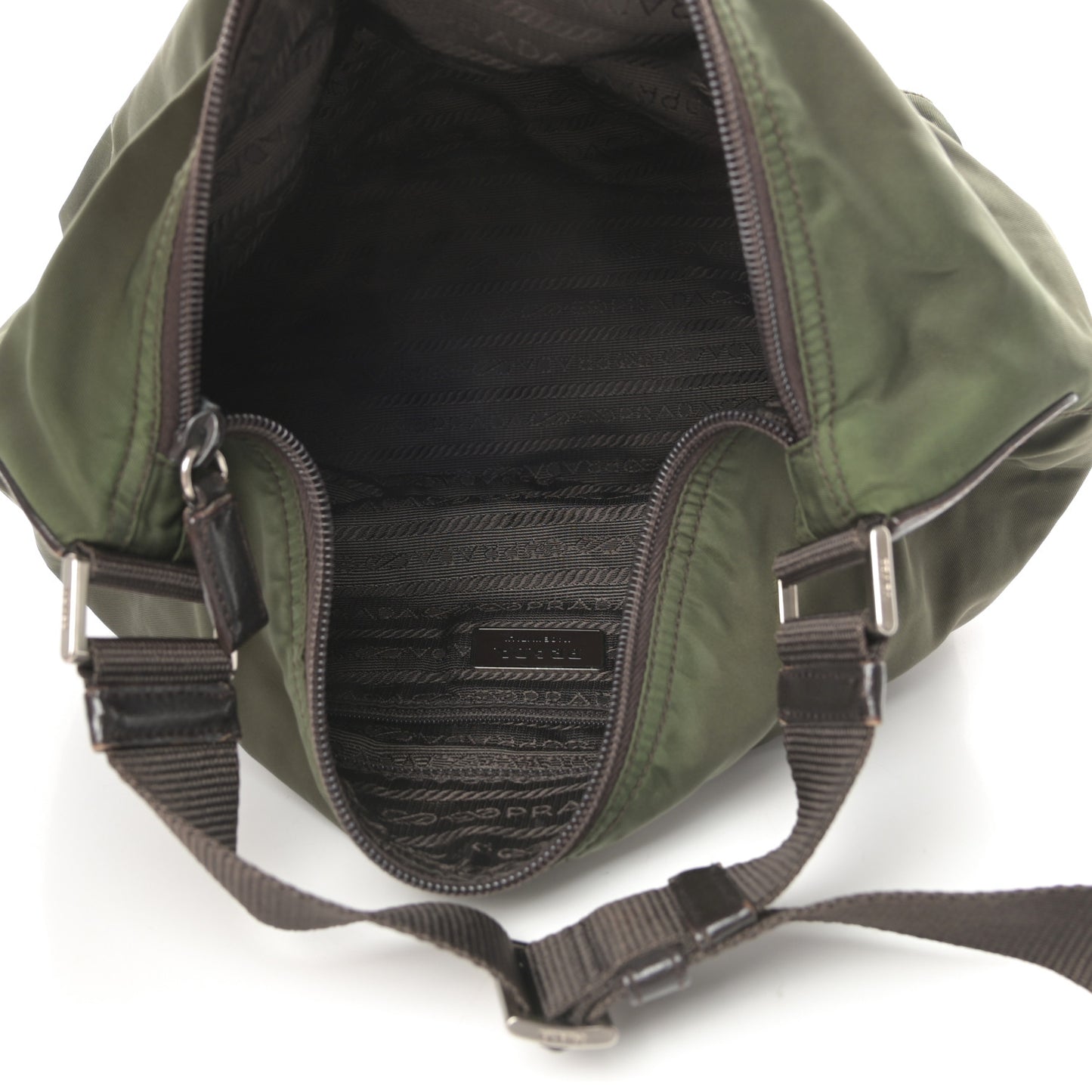 Tessuto Nylon Shoulder Bag Militare