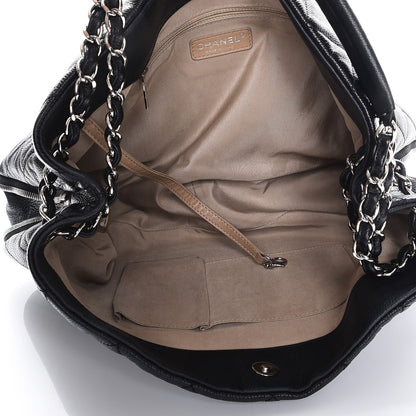 Chanel Caviar Quilted Expandable Zip Shoulder Bag Black 5 of 8