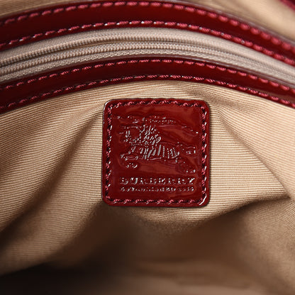 Burberry Nova Check Large Chain Tote Berry 5 of 9