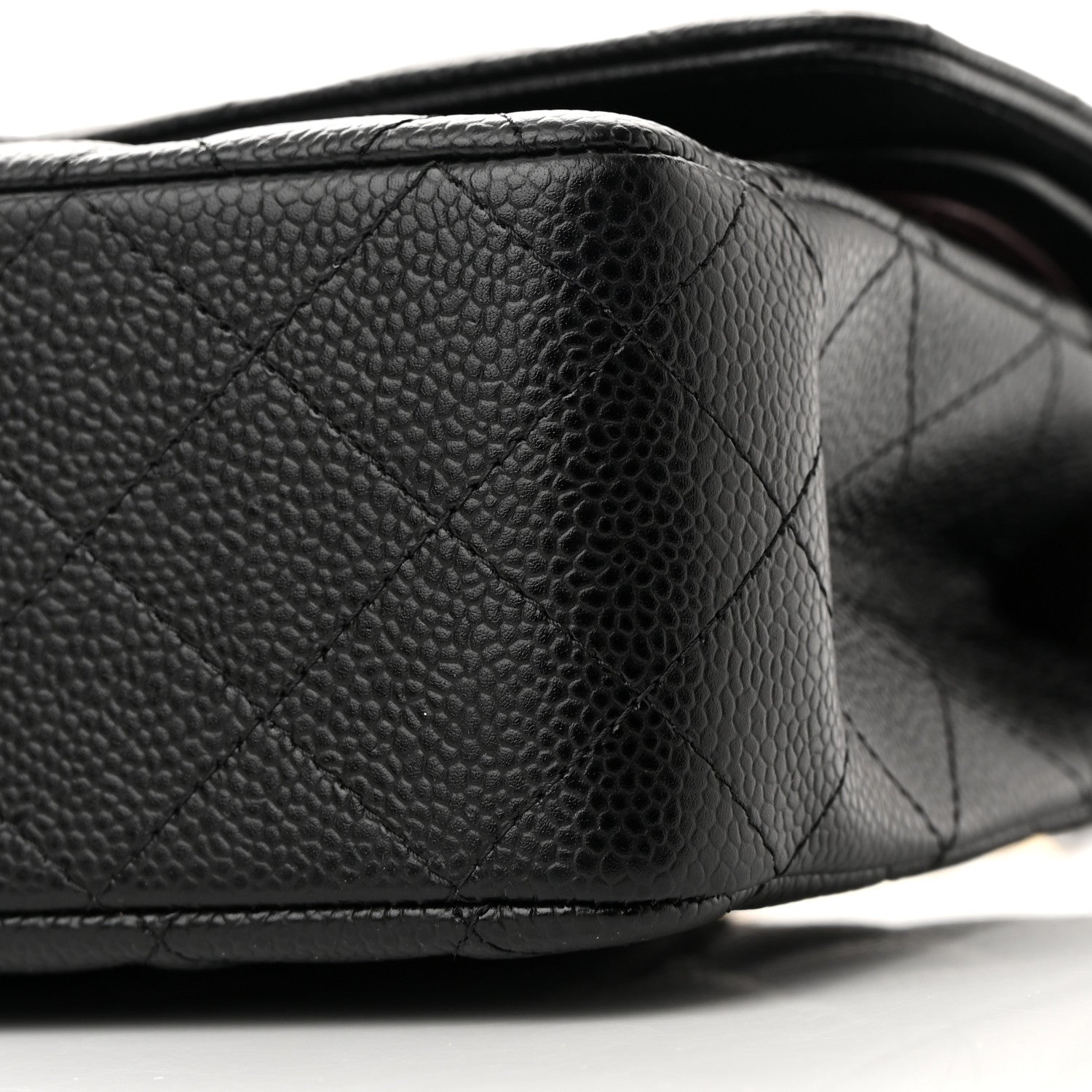 Chanel Caviar Quilted Medium Double Flap Black 10 of 11