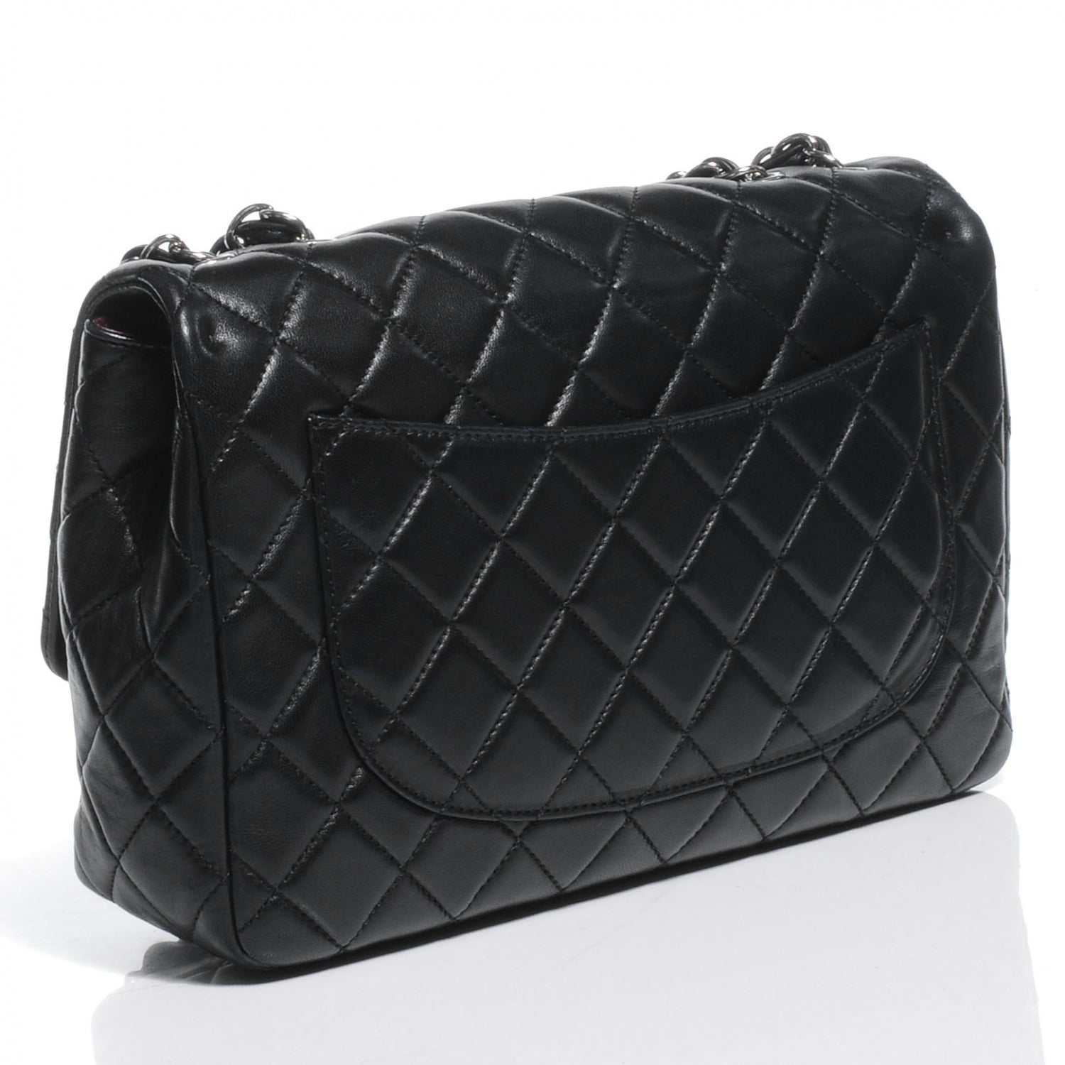 Chanel Lambskin Jumbo Single Flap Black 3 of 8