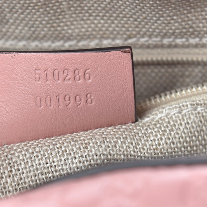 Gucci Soft Microguccissima Medium Crossbody Bag Soft Pink 7 of 12