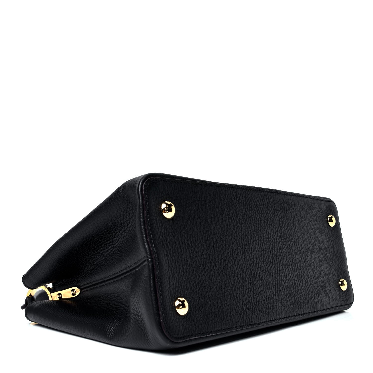 Louis Vuitton Taurillon Capucines GM Black 6 of 12
